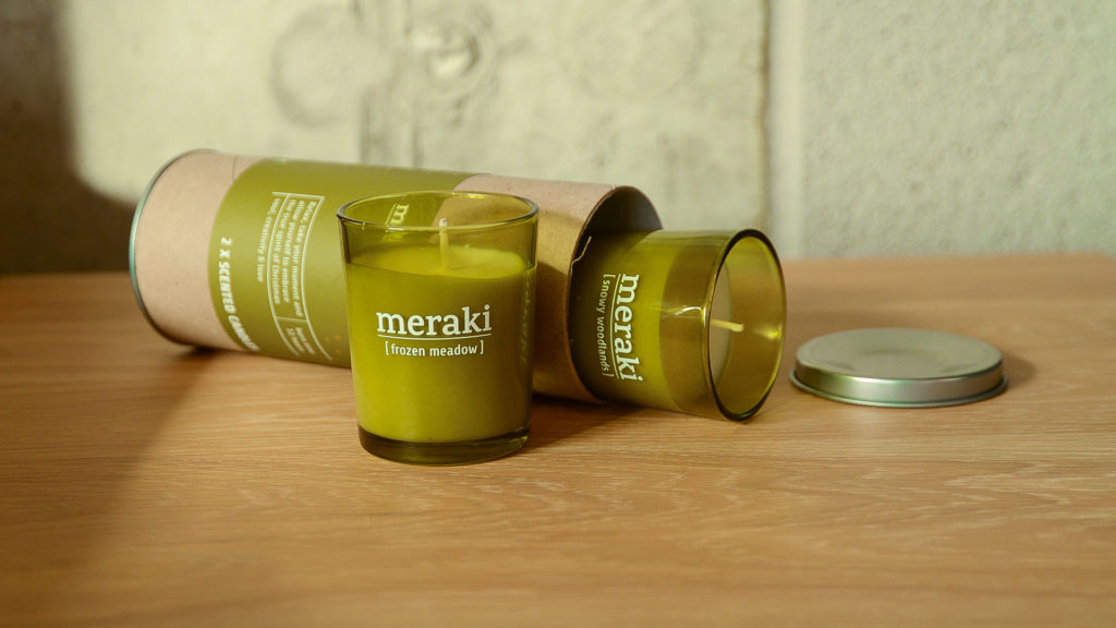 meraki Christmas scented candle gift set