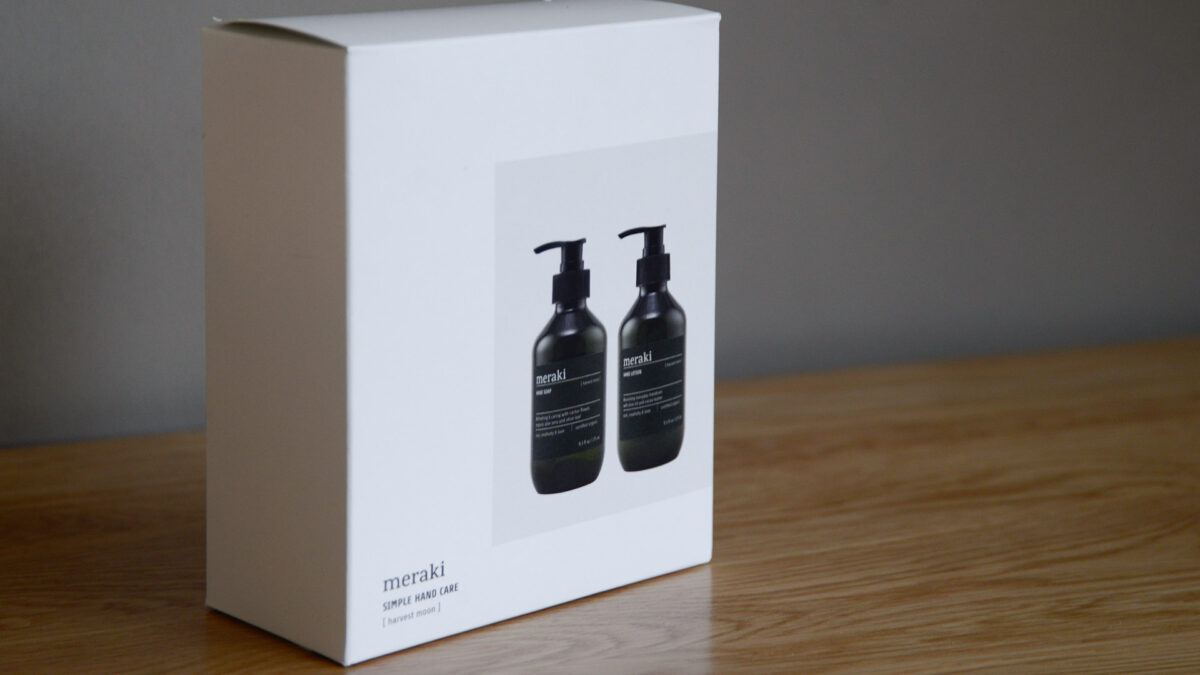 meraki organic hand wash and hand lotion set