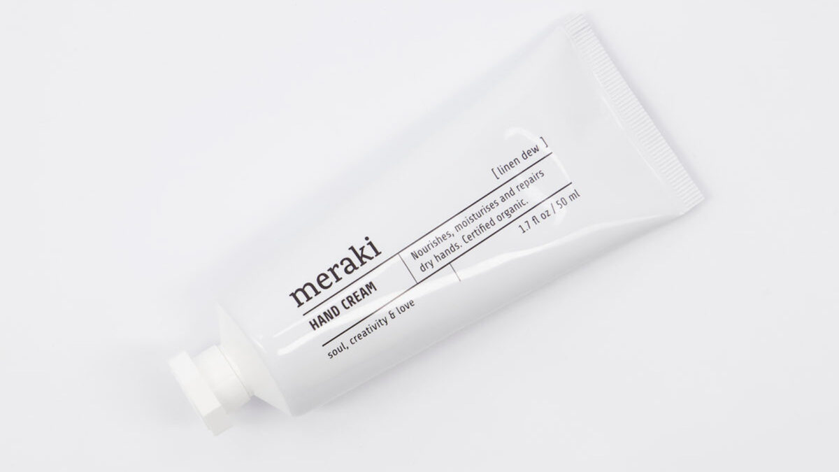 meraki linen dew hand cream