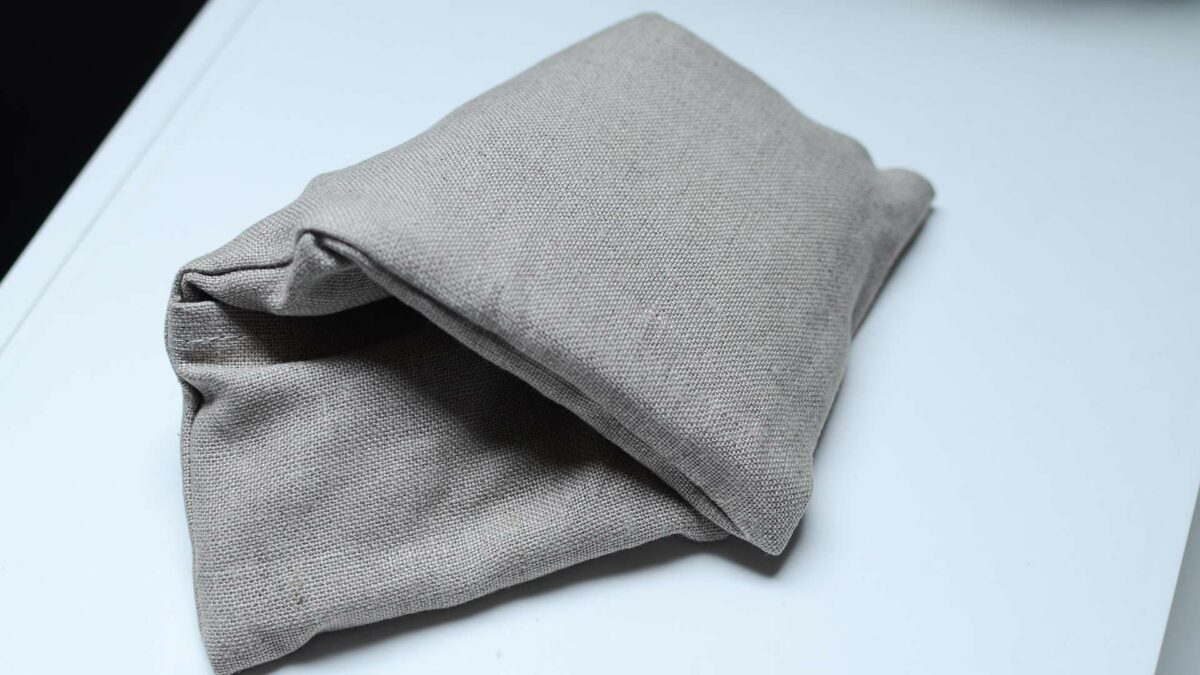 meraki organic linen soothing eye pillow