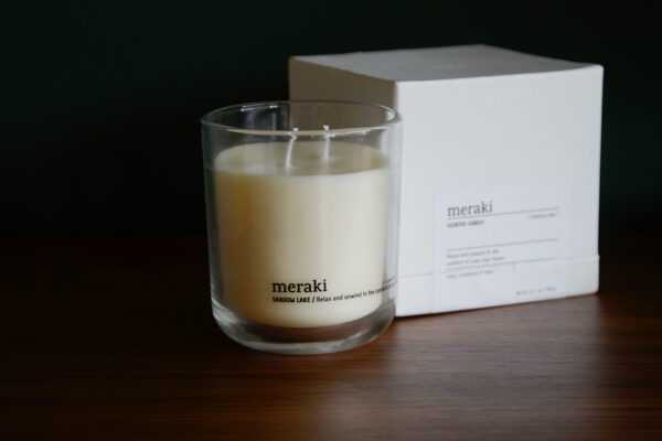 meraki shadow lake scented candle