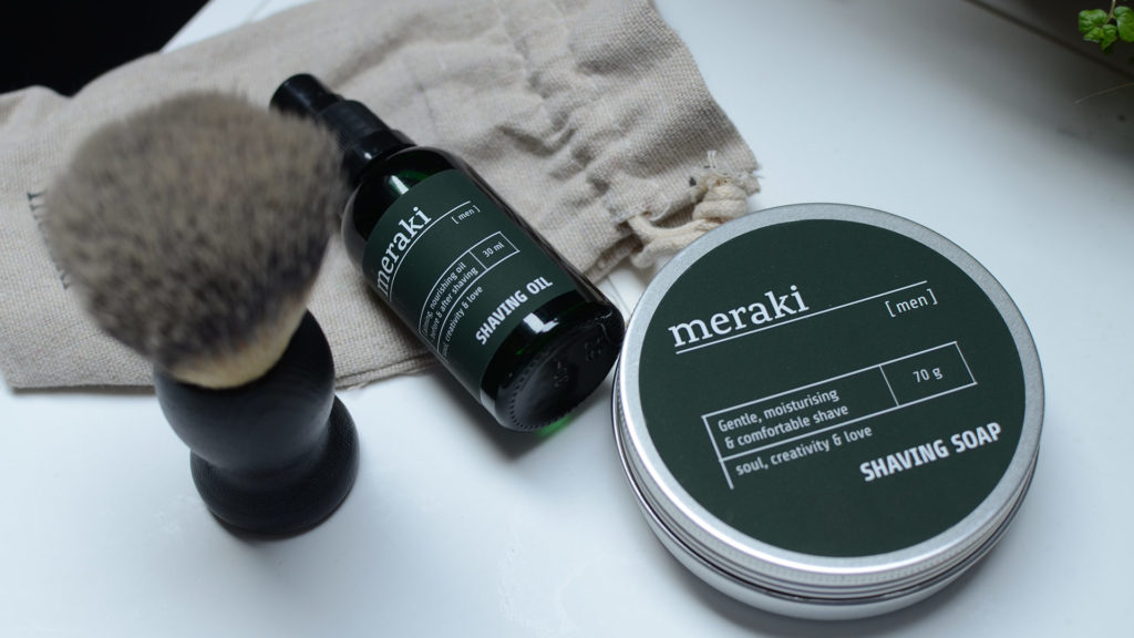 meraki-shaving-oil-with-brush-and-soap