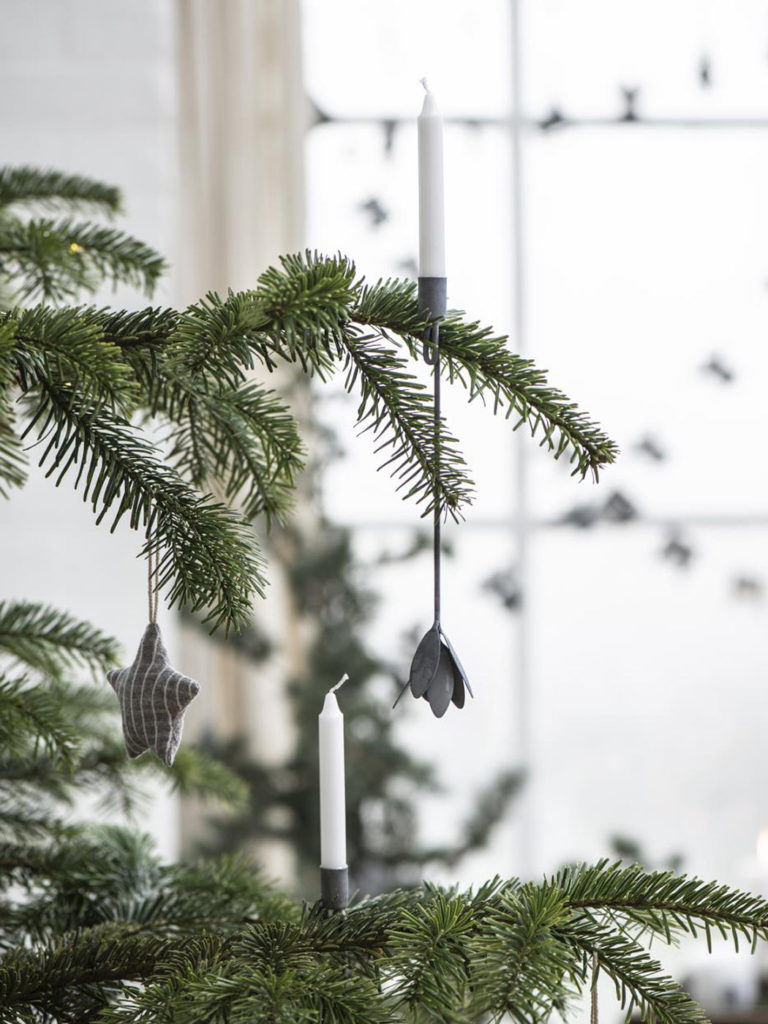 christmas tree candle holders