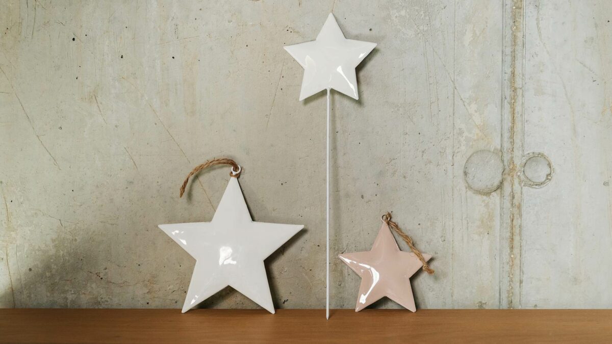 metal star christmas decorations