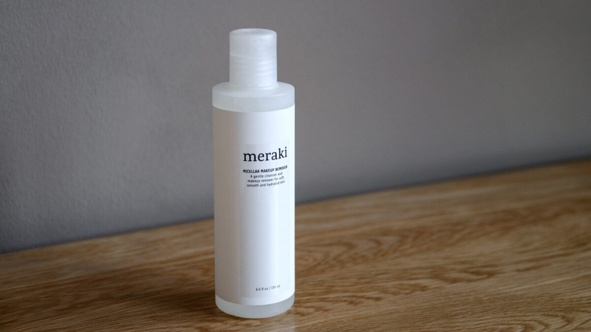 micellar makeup remover from Meraki