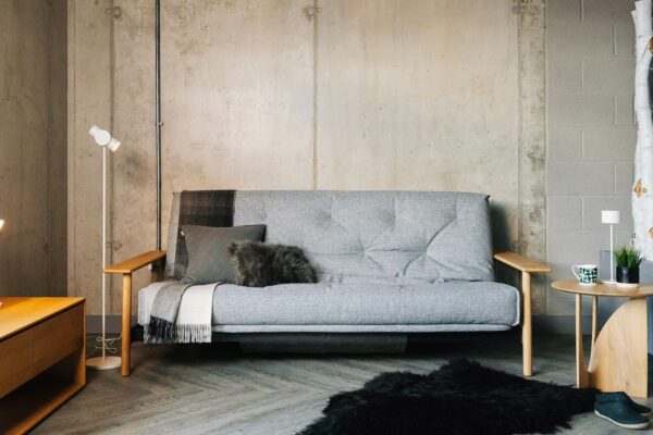 mid century look sofa bed