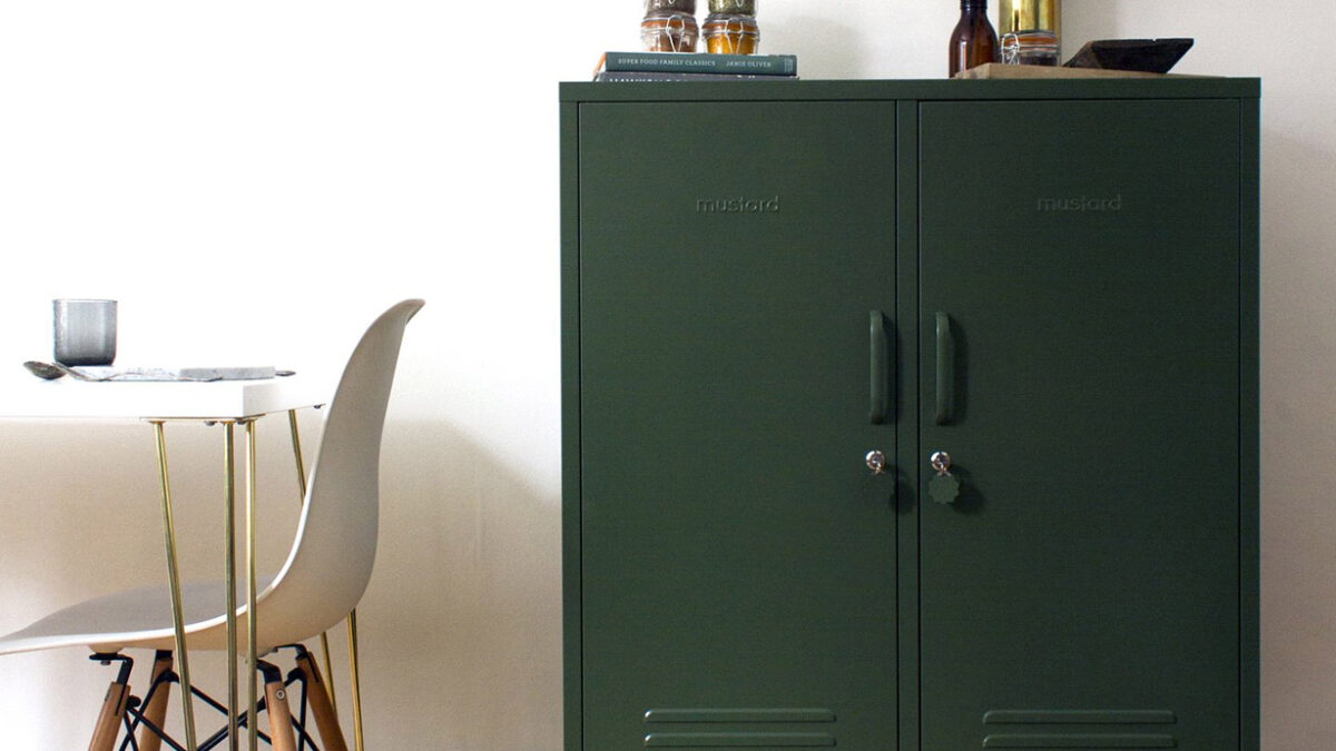 Midi storage cupboard - Dark Green Storage Locker