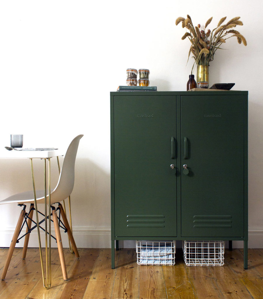 Midi storage cupboard - Dark Green Storage Locker