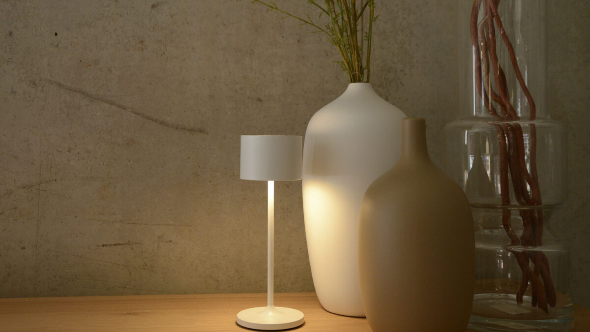 Mini Mobile LED Lamps - White or Bronze - Image 3
