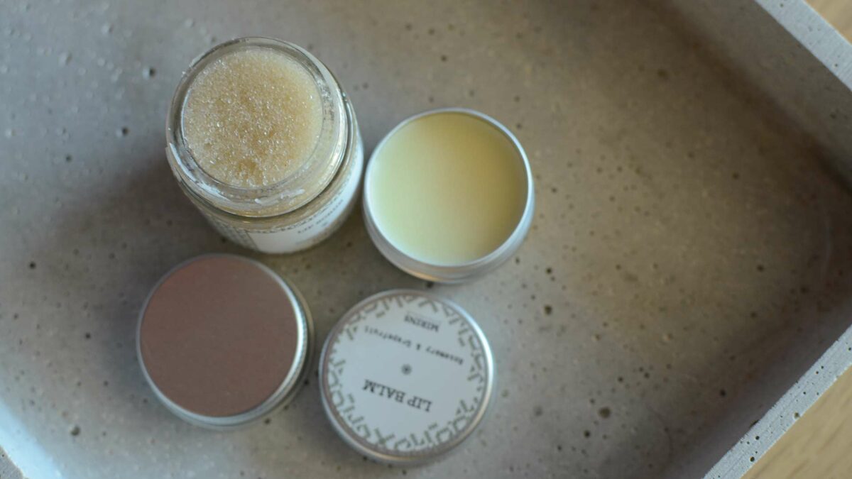 mirins lip balm and scrub