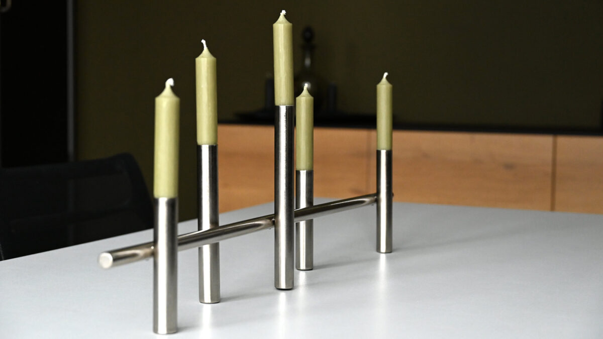 Large Metal Candleholders - 2 Sizes - Image 10