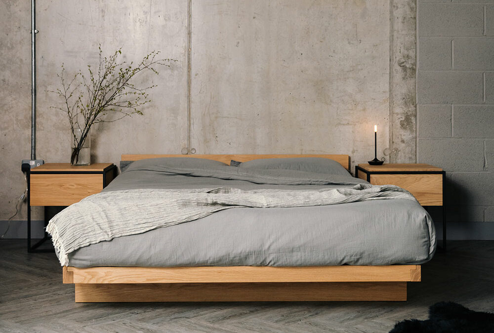 modern industrial look bedroom kumo portrait