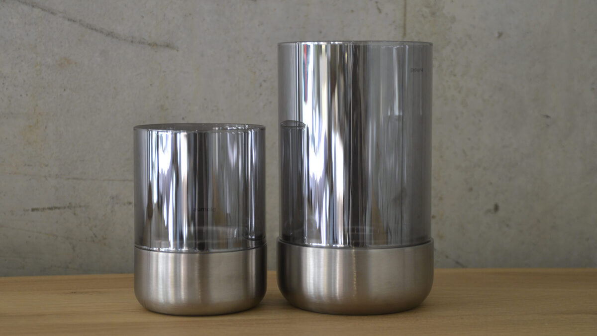 Stainless Steel & Glass Candleholders - Image 4