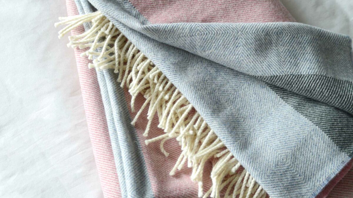 pure merino lambswool throw