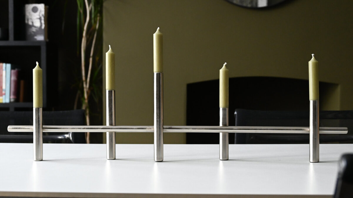 Large Metal Candleholders - 2 Sizes - Image 8