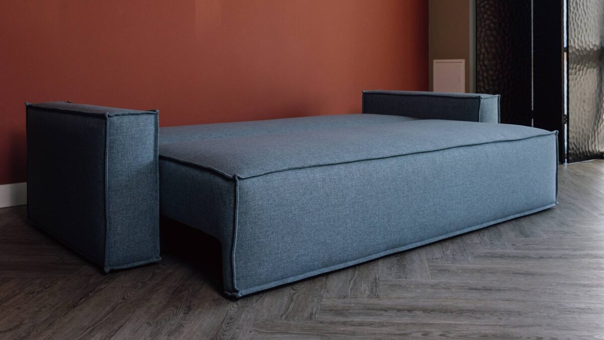 Modern Sofa Bed with Seam Detail - Image 9