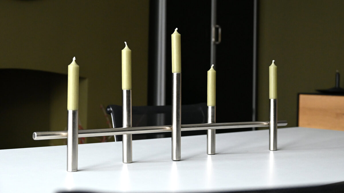 Large Metal Candleholders - 2 Sizes - Image 11