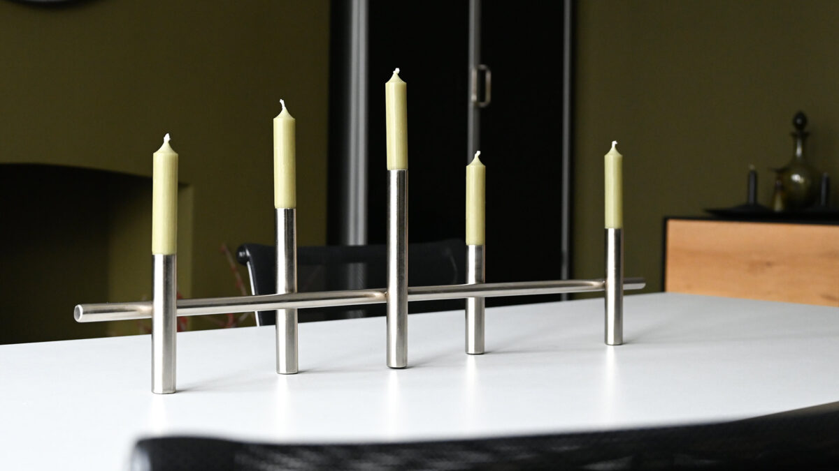 Large Metal Candleholders - 2 Sizes - Image 6