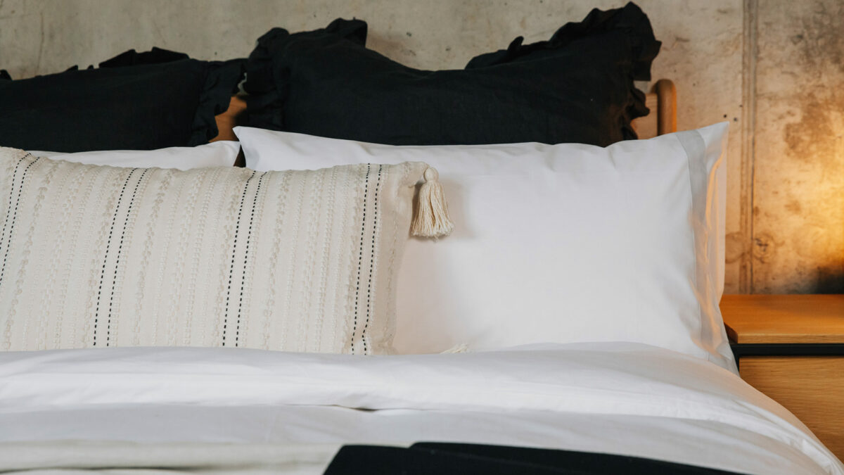 monochrome bedding including white and grey bedding
