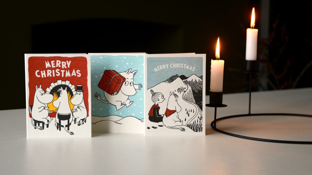 moomin christmas cards 1