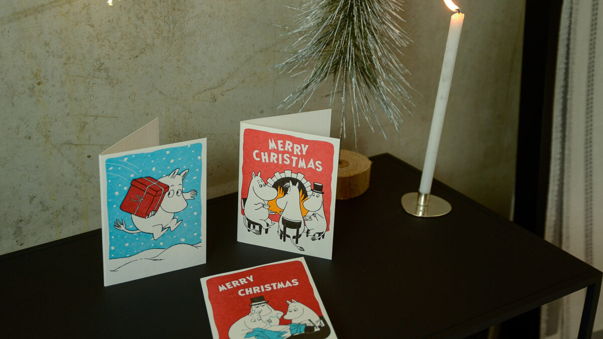 Moomins christmas cards