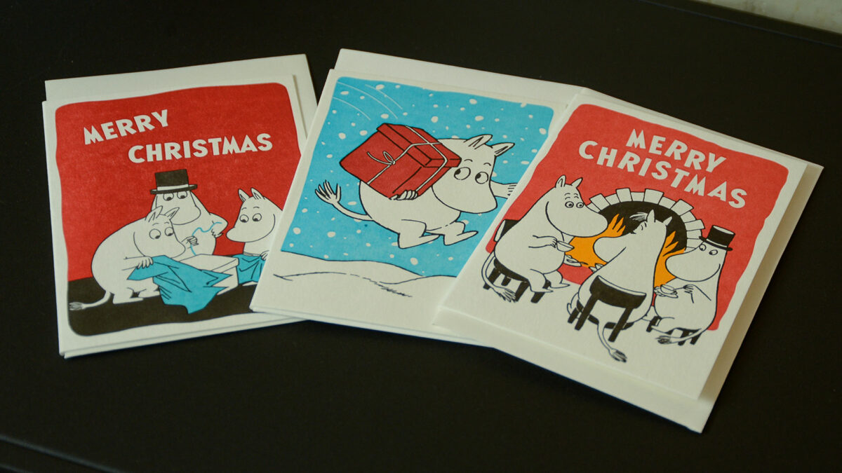 moomins christmas cards