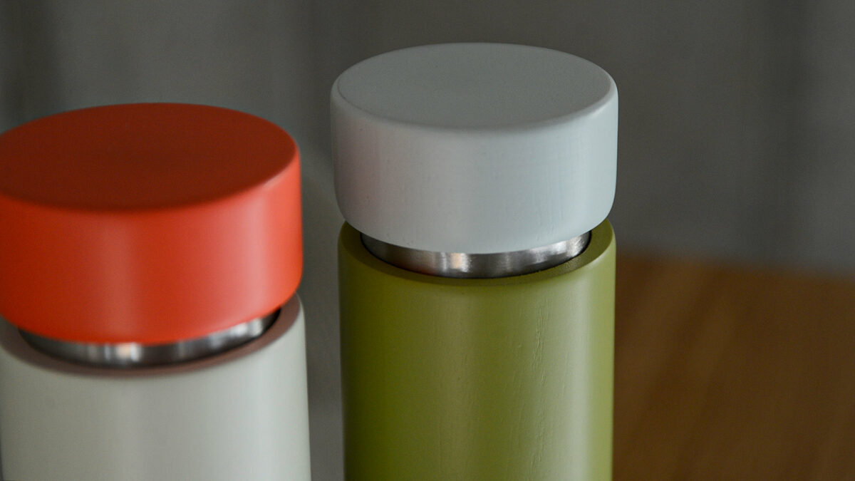 multi colour salt and pepper grinder wood grain texture