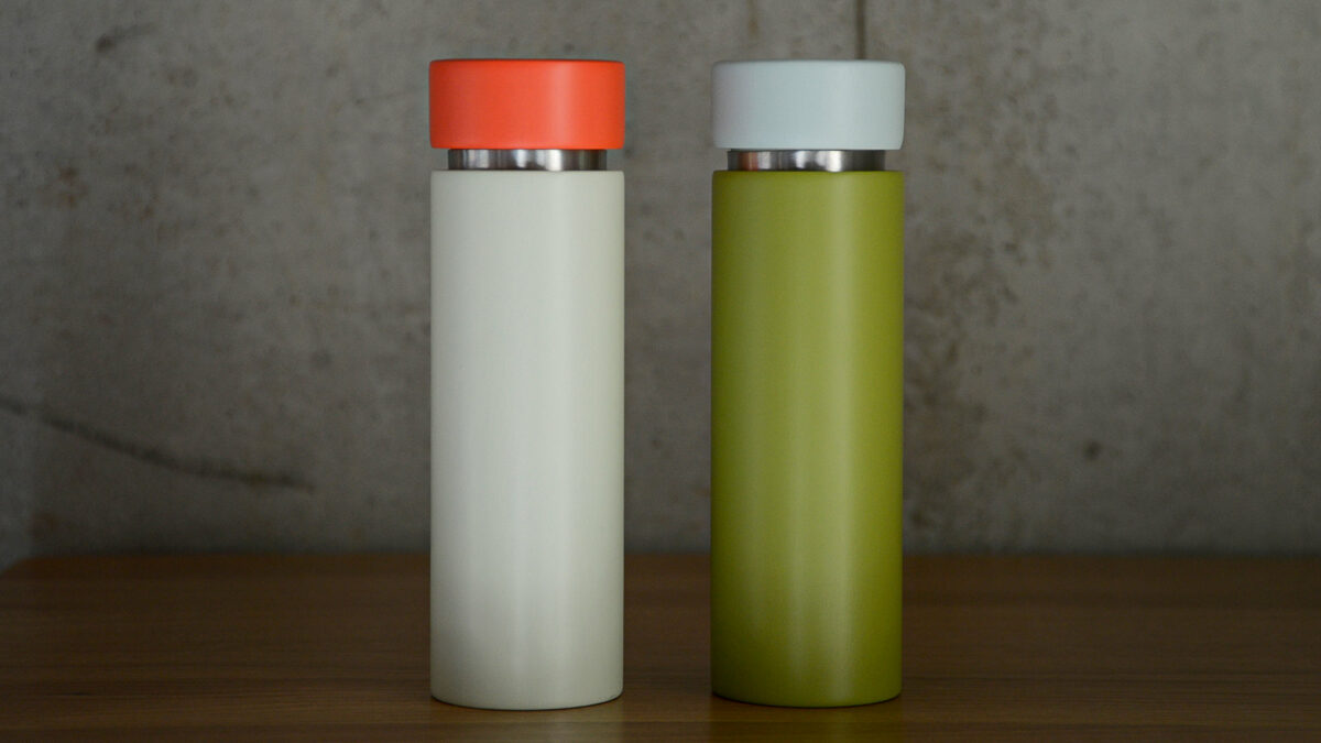 multicolour wooden salt and pepper grinder set