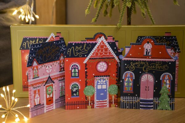 Christmas house card pack