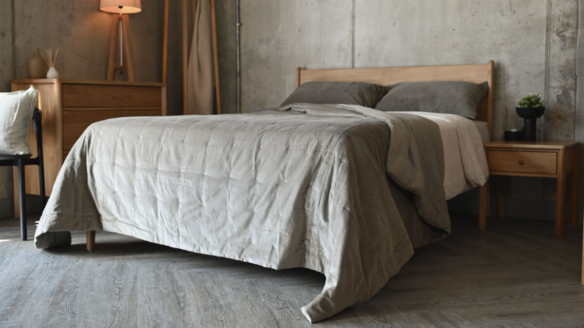 Velvet Bedspread Sets - Rose or Olive - Image 10
