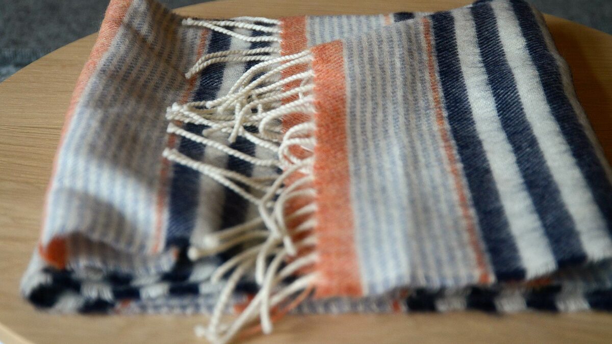 soft striped scarves