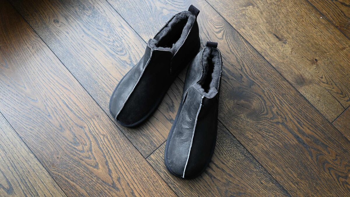 Anton Fleecy Sheepskin Slippers - Image 5