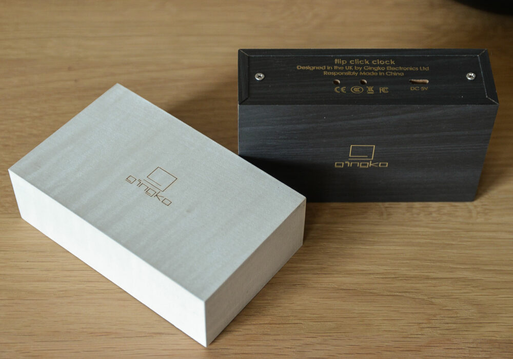 Flip Wooden Alarm Clocks Gifts Natural Bed Company