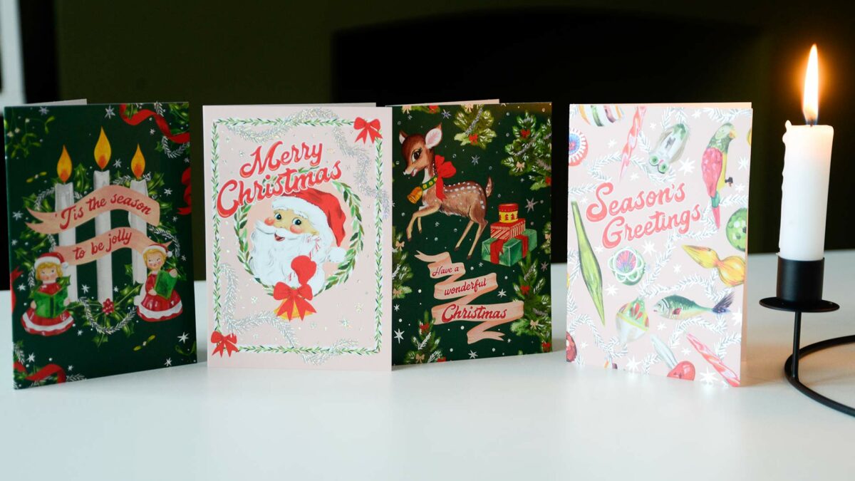 nostalgic christmas cards