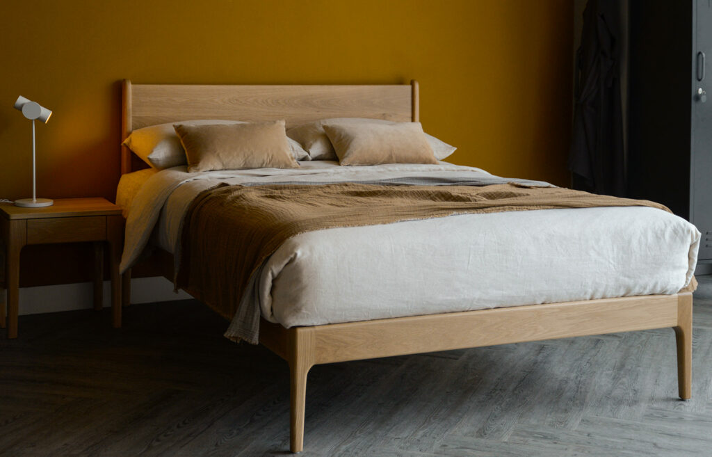 classic Camden bed in oak