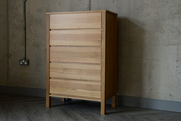 oak Shaker tallboy