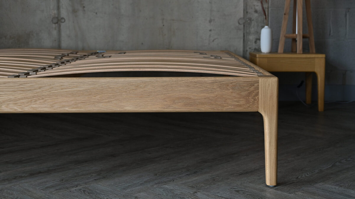 QUICK SHIP Oak Bed - Superking Camden Without Headboard - Image 3