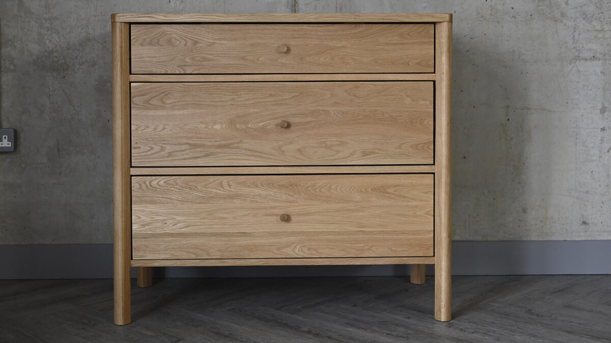 Oslo - Oiled Oak Chest of Drawers - Image 2