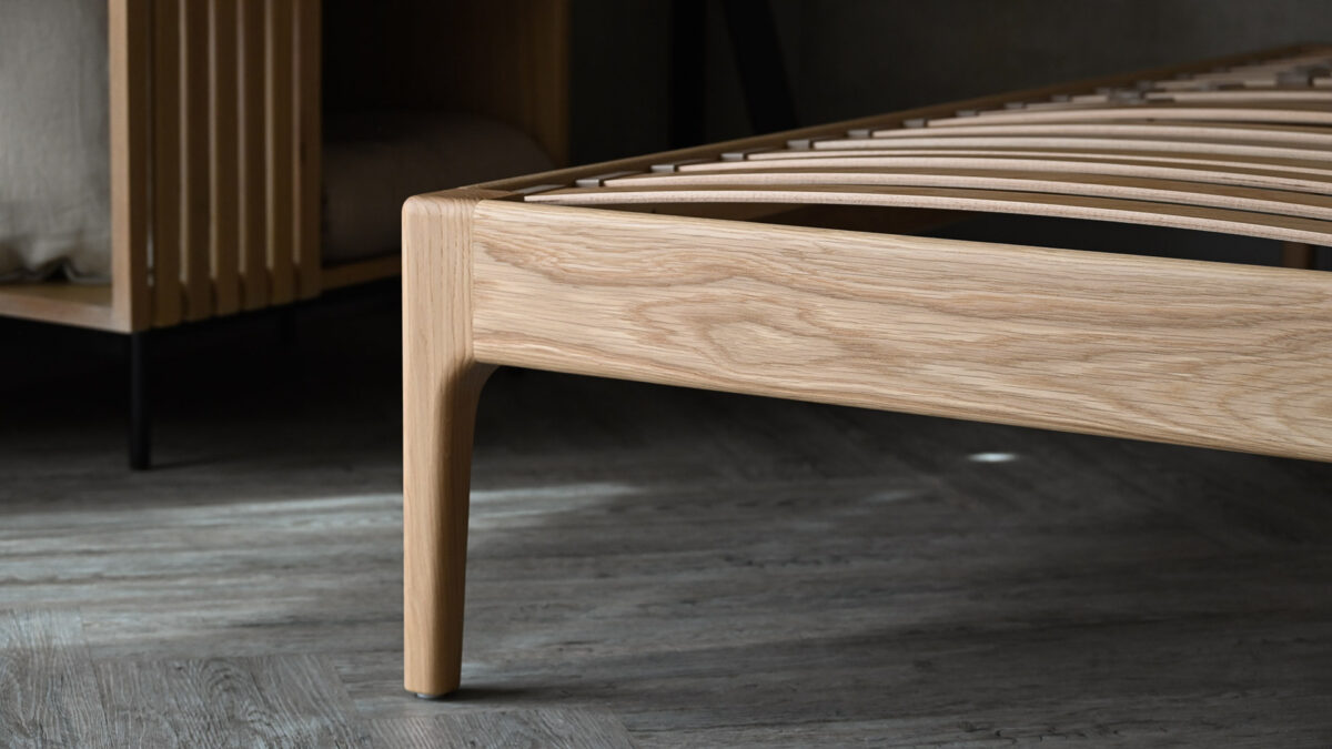 QUICK SHIP Oak Bed - Superking Camden Without Headboard - Image 8