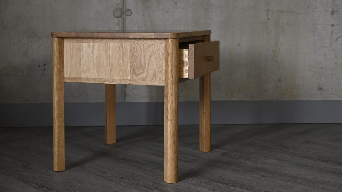 Oslo - Oiled Oak Drawer Table - Image 4