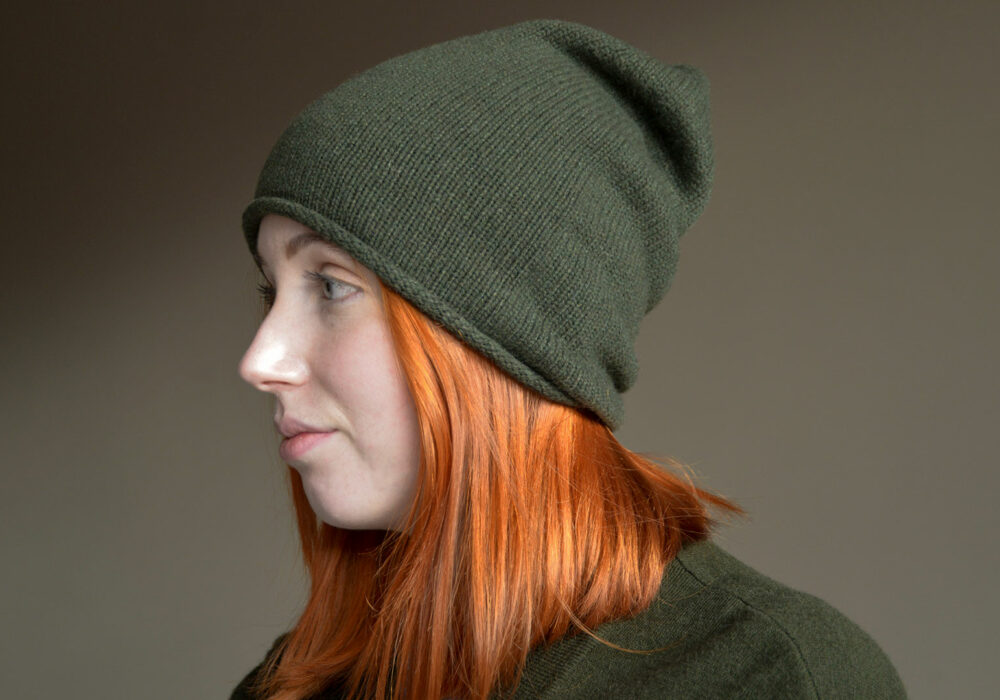 Luxury Cashmere Beanie Hats Natural Bed Company