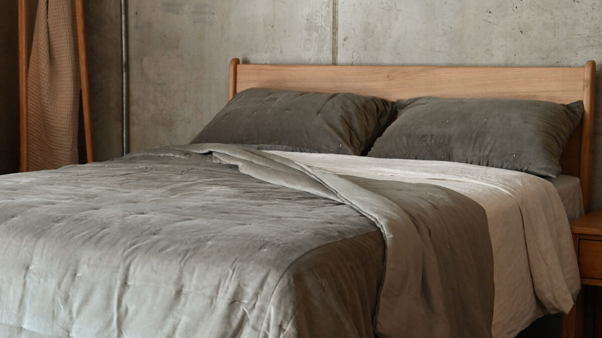 Velvet Bedspread Sets - Rose or Olive - Image 11