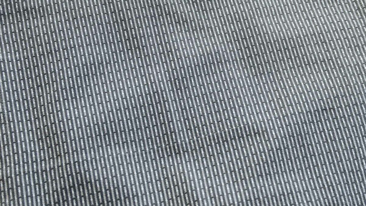 organic cotton wash cloth in slate shown close up