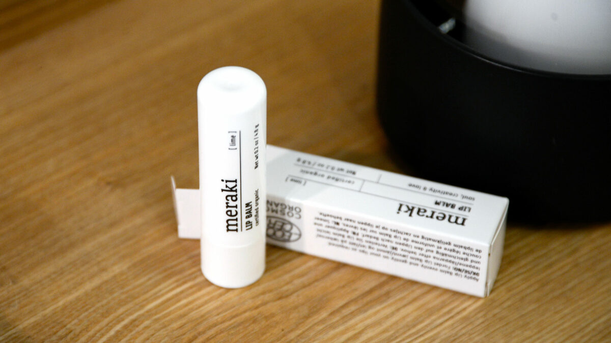 organic lip balm