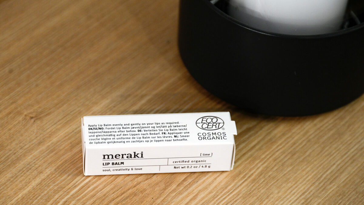 meraki organic lip balm lime flavour