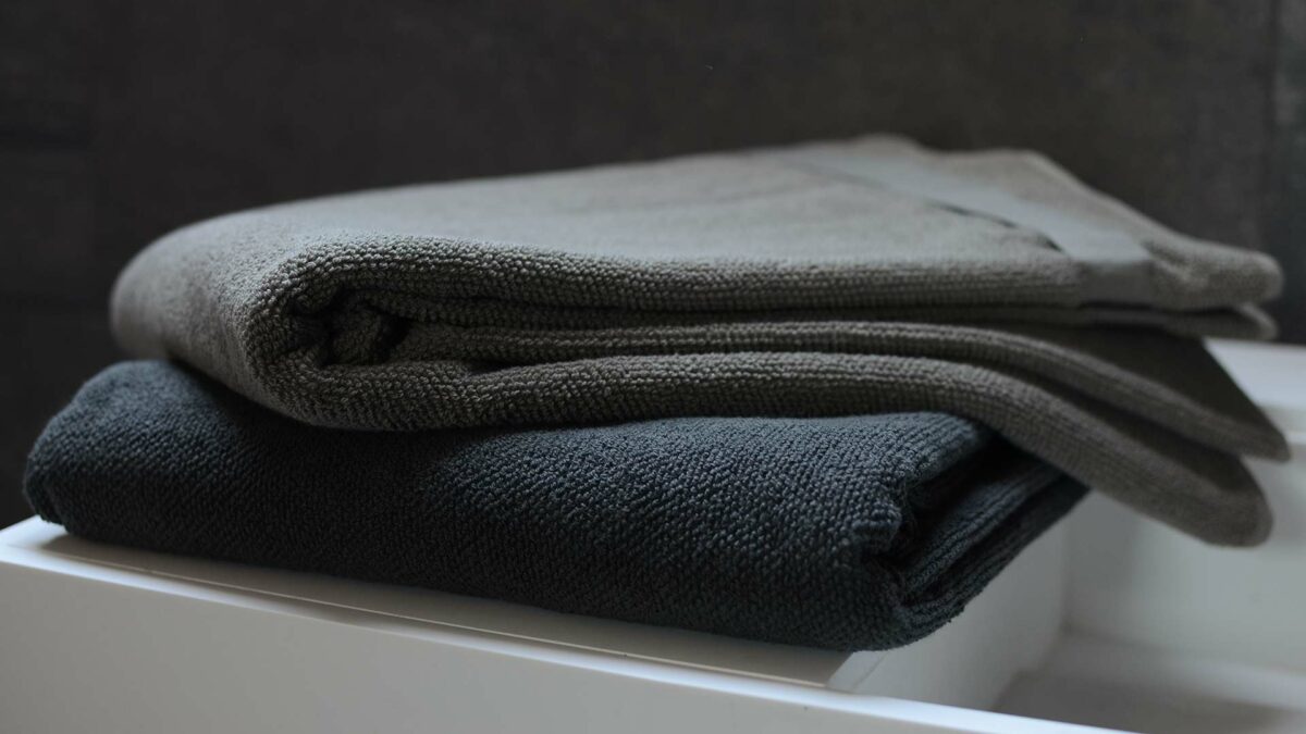 organic terry weave cotton large towels MAIN