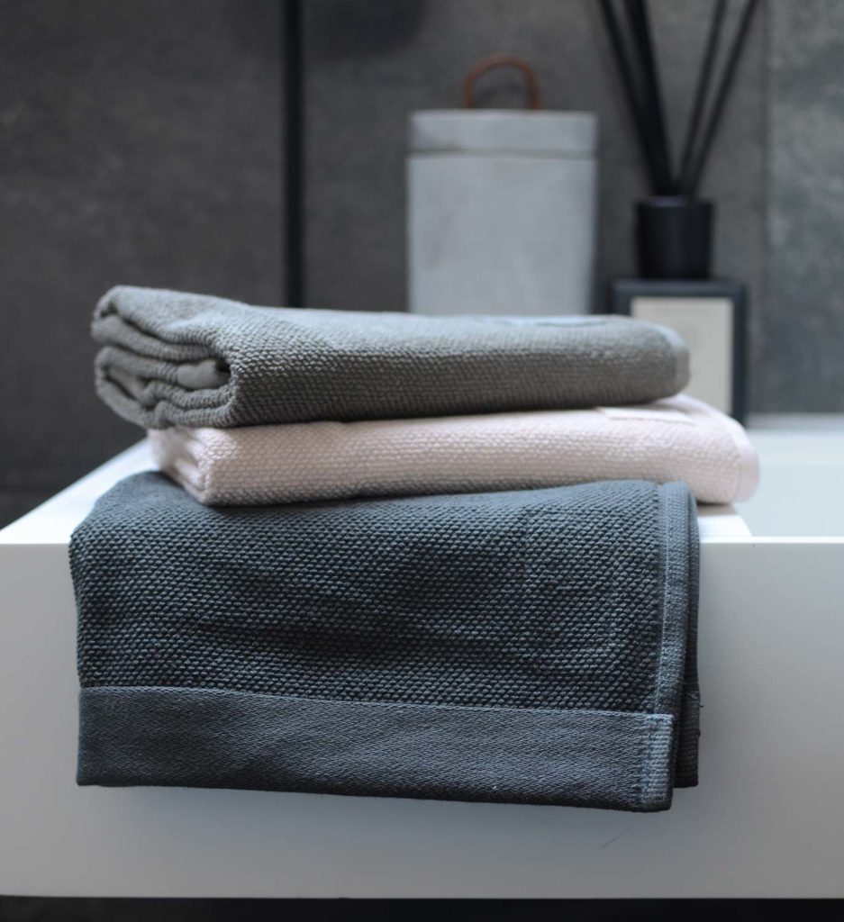 Soil Association certified organic soft cotton terry-weave towels