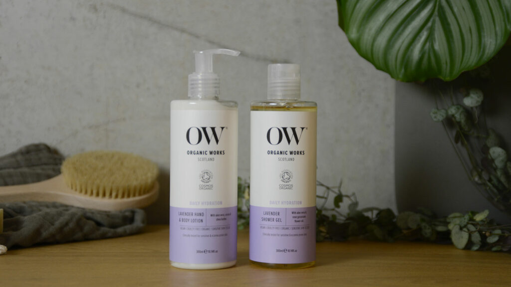 organic toiletries lavender