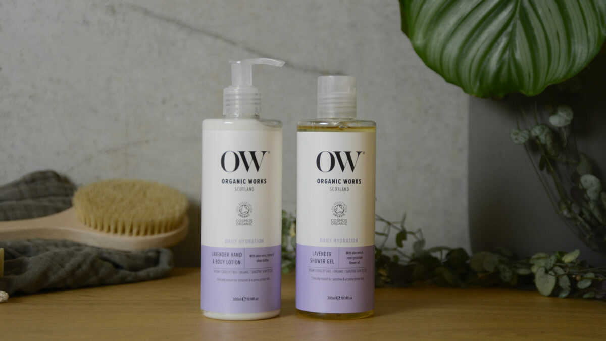 organic toiletries lavender