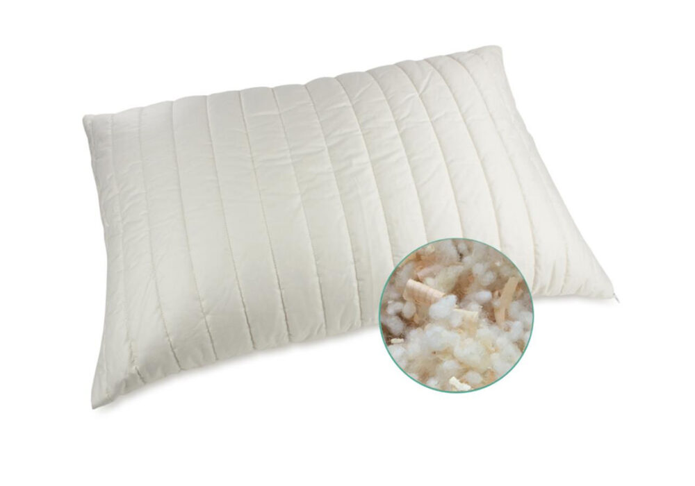 Pillow Filled with Organic Wool & Pine Natural Bed Company